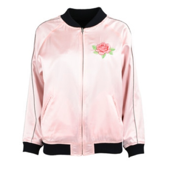 Opening Ceremony Jackets & Blazers - OC reversible silk varsity jacket